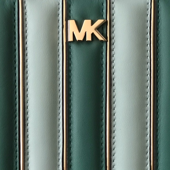 MICHAEL KORS Quilted Leather Tricolor Wristlet - Picture 5 of 15